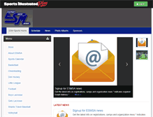 Tablet Screenshot of esmsports.com